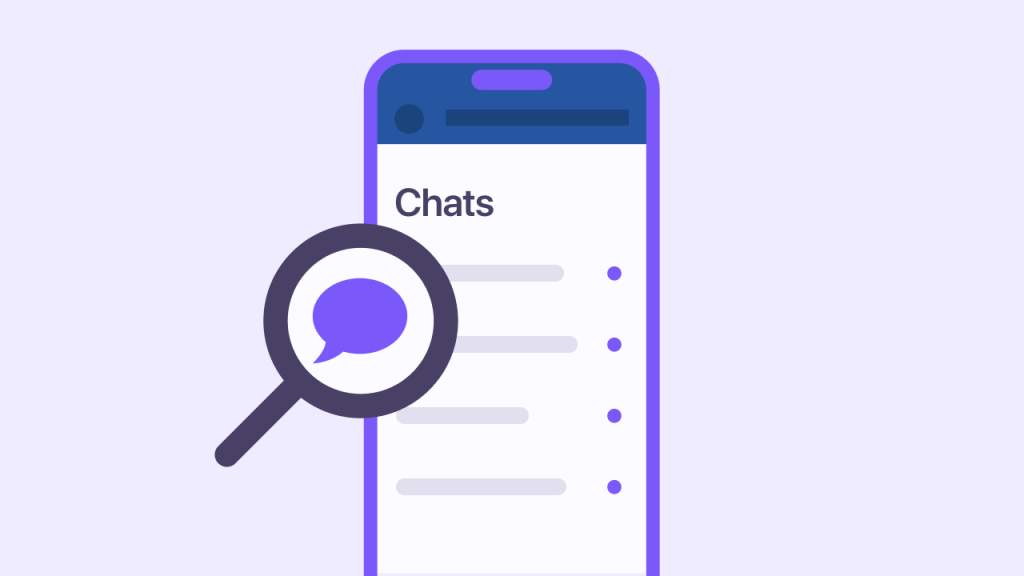 An infographic displaying Facebook messenger ads. 