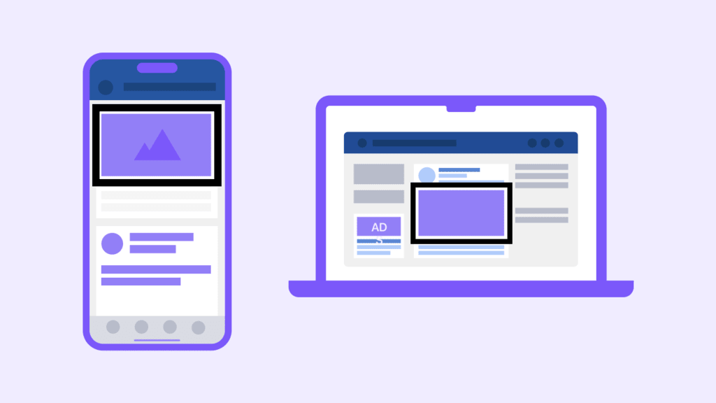 An infographic showing Google display ads. 