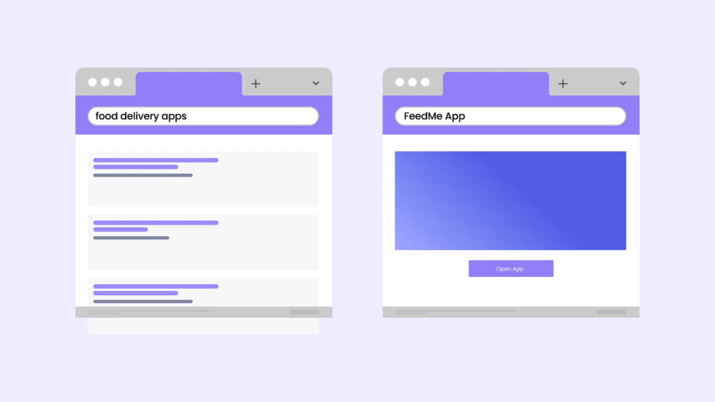 An infographic displaying app campaigns. 