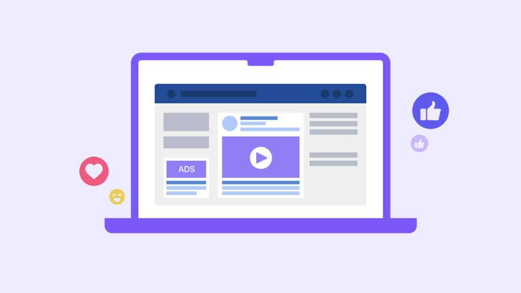 An infographic showing in stream video ads on Facebook.